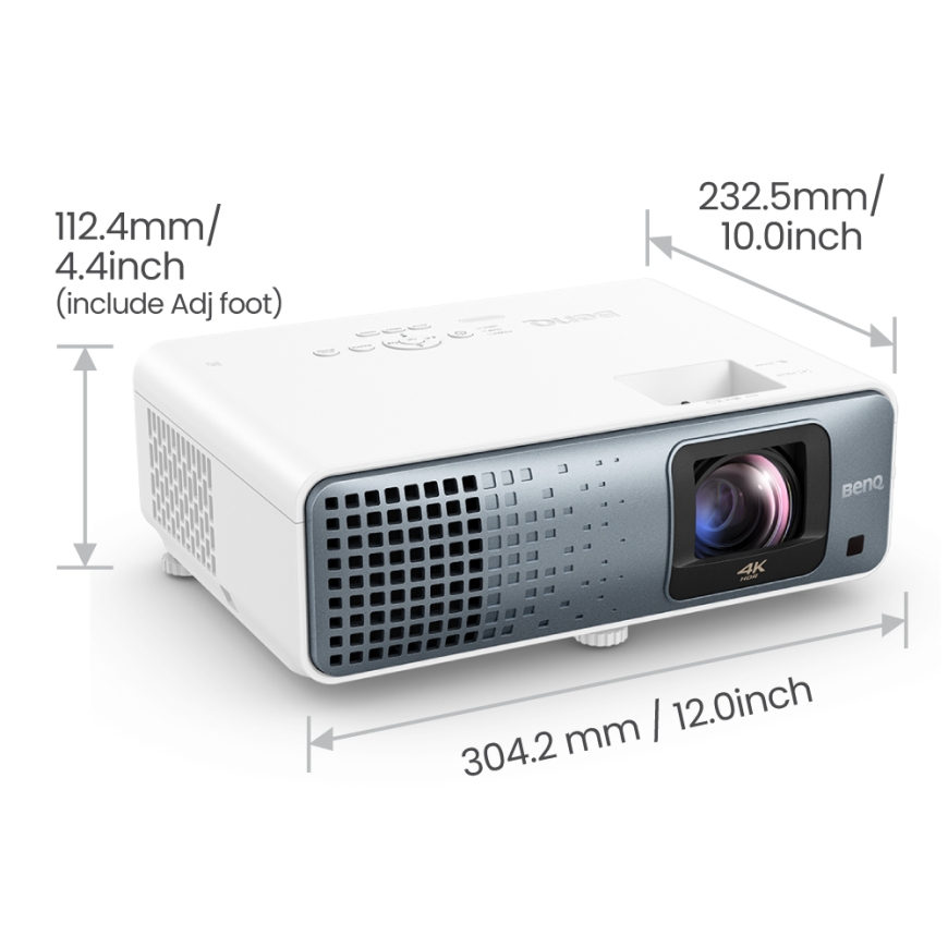 BenQ TK710STi Trumpo nuotolio projektorius 3200 ANSI lumens DLP UHD 4K (3840x2160) 3D Juoda, Balta – 4