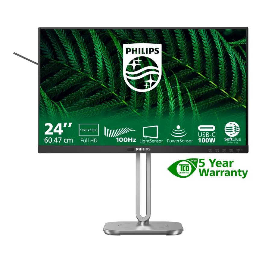 Philips 5000 series 24B2G5301/00 tietokoneen litteä näyttö 60,5 cm (23.8") 1920 x 1080 pikseliä Full – 3