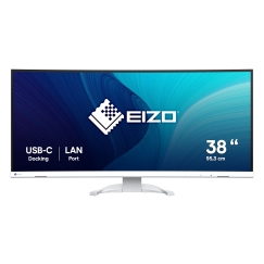 EIZO FlexScan EV3851X-WT kompiuterio monitorius 95,2 cm (37.5") 3840 x 1600 pikseliai UltraWide Quad HD+ LCD Balta
