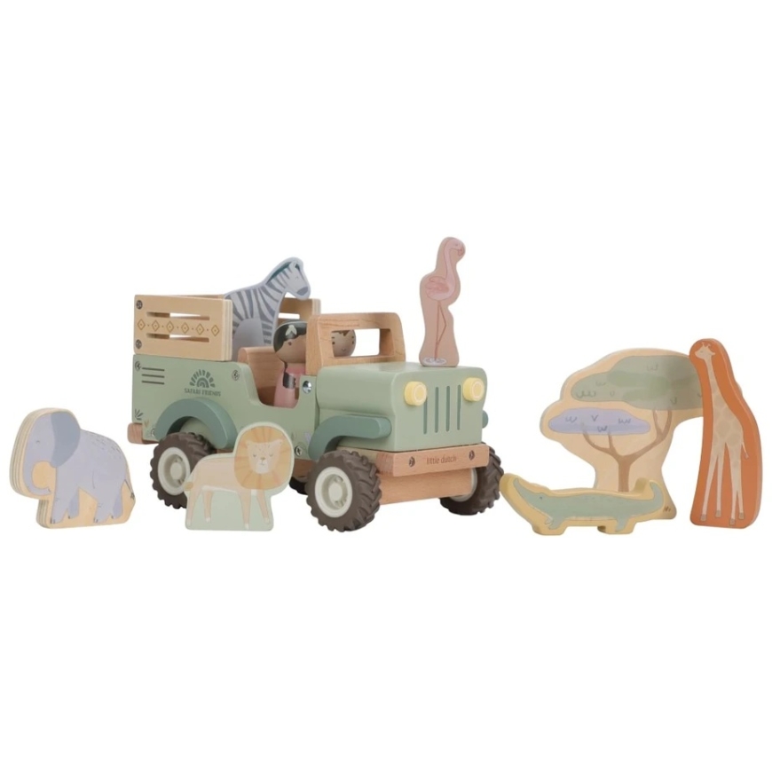 Little Dutch – mini auto ar dzīvniekiem | Safari Friends FSC – 5
