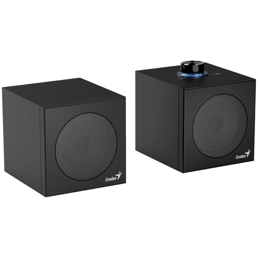 Genius SP-HF300U datora skaļruņi, 4W, melni, koka – 3