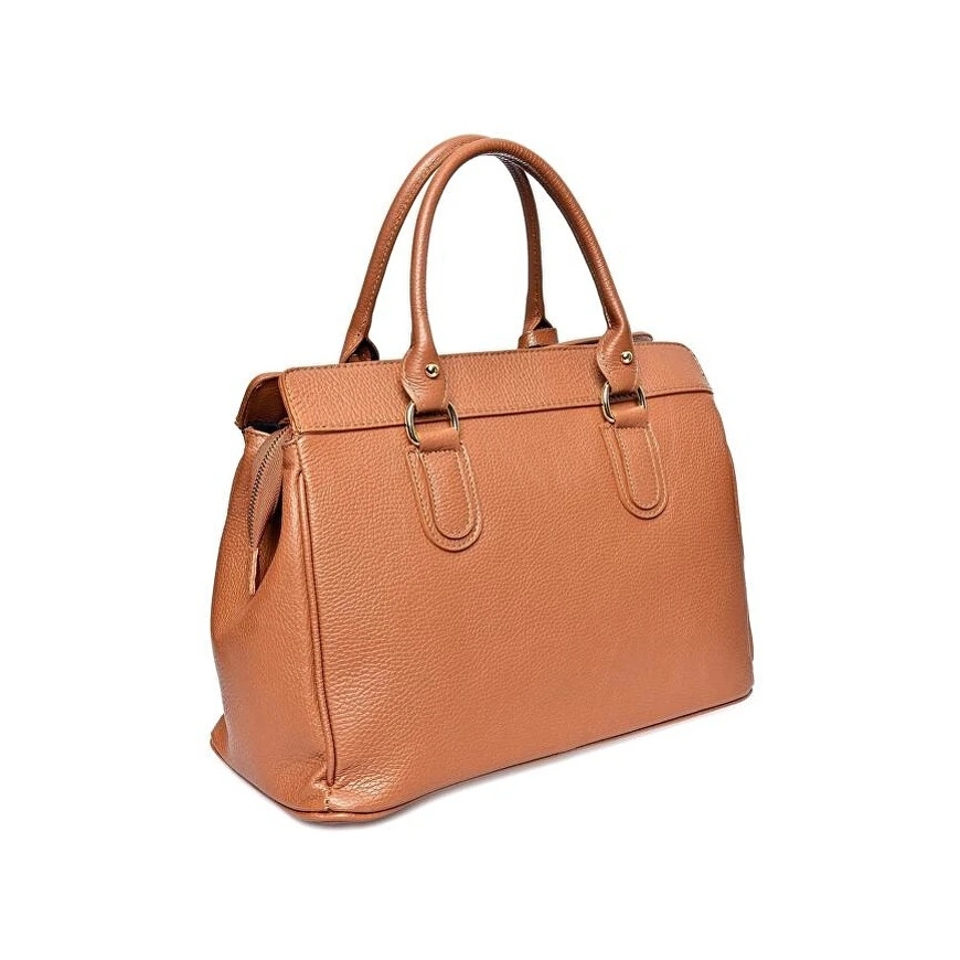 Roberta M Women's Leather Handbag RM1805 Cognac Color – 2