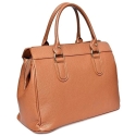 Roberta M Women's Leather Handbag RM1805 Cognac Color Roberta M Women's Leather Handbag RM1805 Cognac Color