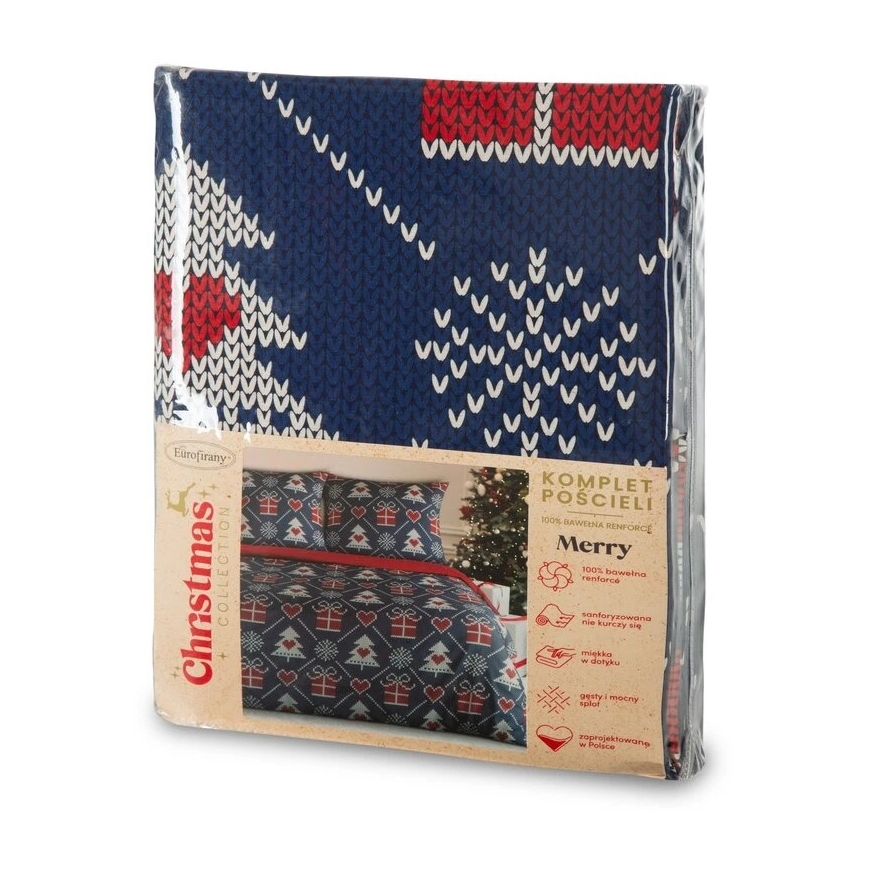Bedding Set Eurofirany SW/POS/MERRY 160X200 70X80/X2 – 2