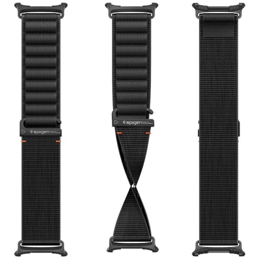 Spigen WBF1 Band для Samsung Galaxy Watch1 / 2 2024-2026 Чёрный