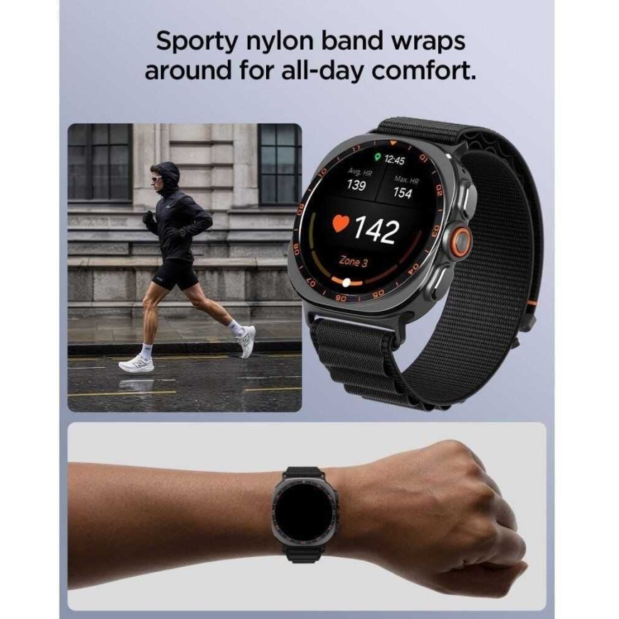 Spigen WBF1 Band для Samsung Galaxy Watch1 / 2 2024-2026 Чёрный – 4