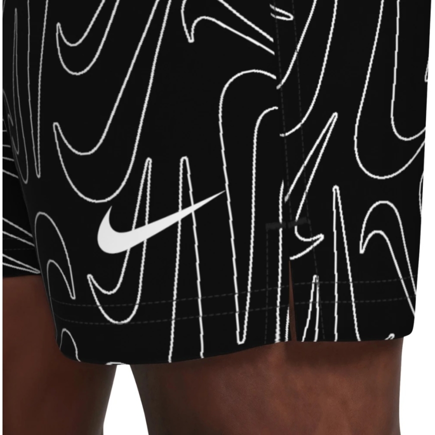 Nike Breaker Tossed Swoos 5" Volley ujumispüksid must NESSG572 001 (S) – 4