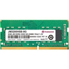 Transcend NB ATMIŅA 8GB DDR4 3200MHz SO-DIMM JM3200HSB-8G