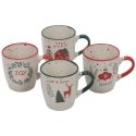 Home Styling Collection Siaki Kavos Cup Set 4 pcs 180 ml Christmas Home Styling Collection Siaki Kavos Cup Set 4 pcs 180 ml Christmas