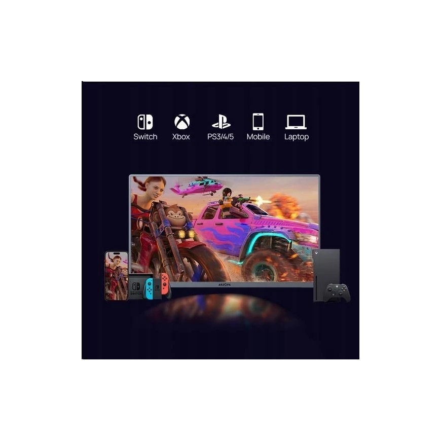 Monitorius Arzopa Pārvietojamais monitors AC3 PRO 13,3'' – 2