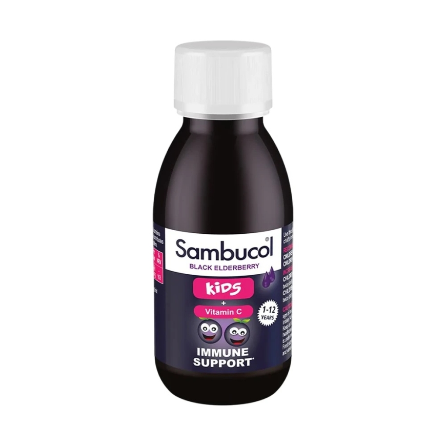 Sambucol, Kids, Черная бузина и витамин C, Поддержка иммунной системы, Сироп, 120 мл – 3