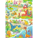 Ravensburger Puzzle 2x12 pcs - Cute Dinosaurs