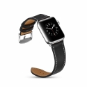 Riff Apple iWatch serija 42 /44 /45 /49 mm juodas odinis dirželis Riff Apple iWatch serija 42 /44 /45 /49 mm juodas odinis dirželis