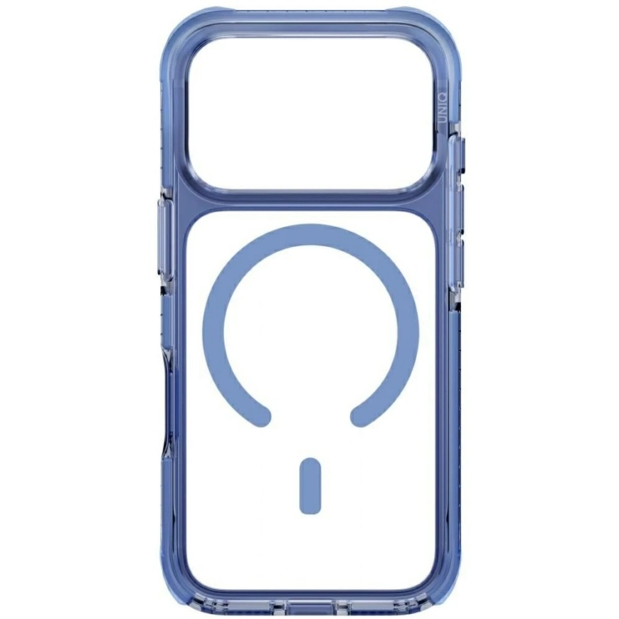 UNIQ Combat dėklas, skirtas iPhone 18 Pro / 17 Pro Magclick Charging, mėlynas – 4