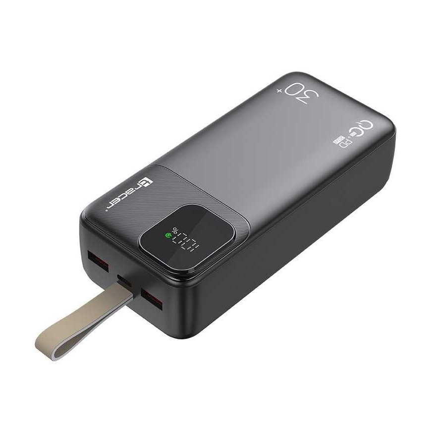 Tracer Prime-V3 30000mAh QC 22.5W Melns – 2