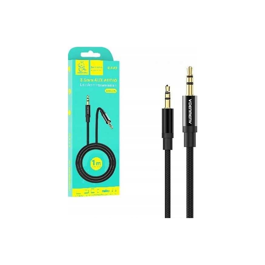 Vega DX03 3,5 mm AUX garso 1m juodas – 3