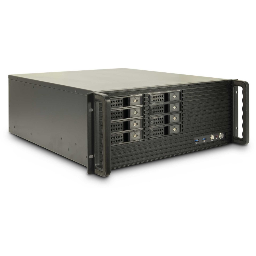 Inter-Tech 4U-4508 Juodas