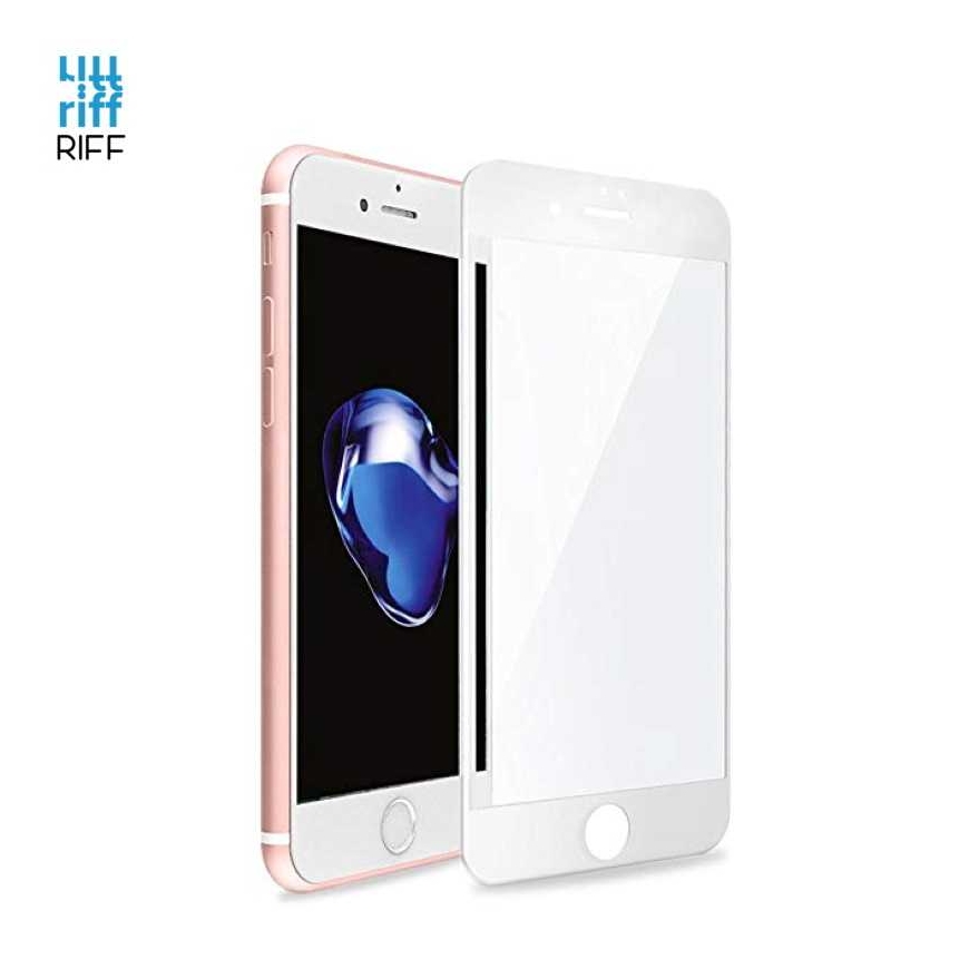 Riff "5D pilnā sejas temperētais stikls Apple iPhone 7/8/SE(2020)" Balts – 2