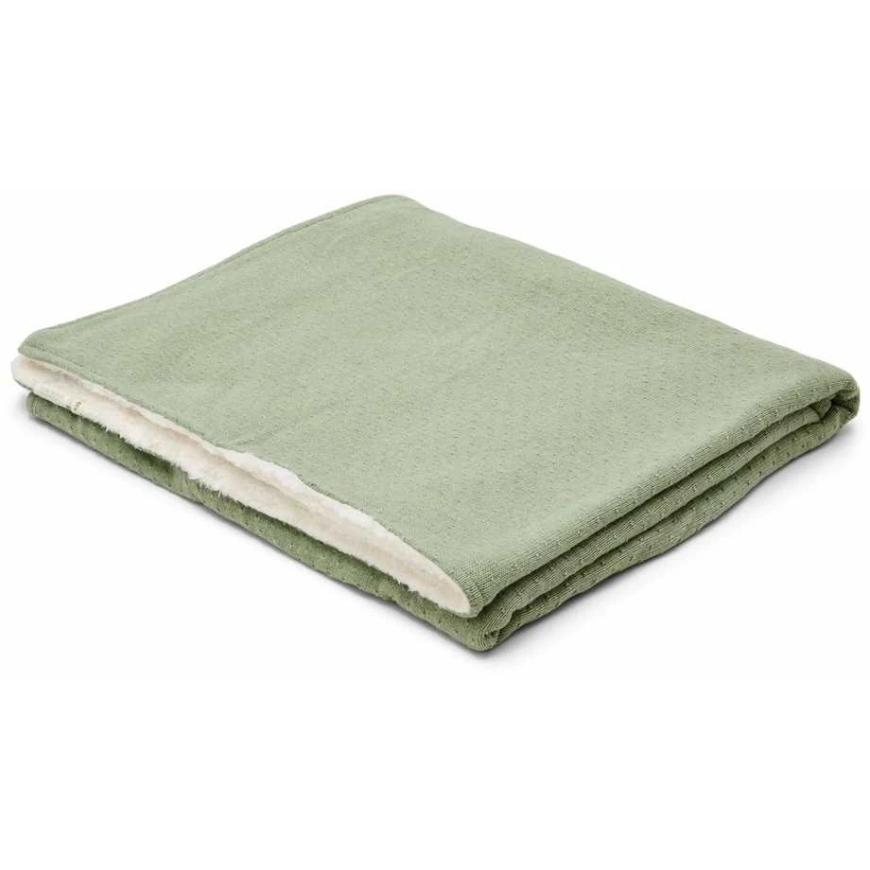 Little Dutch bērnu gultas segas adīta `Pure Sage´ 110×140 cm – 2