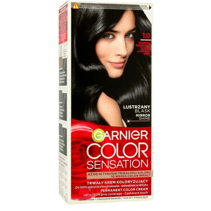 Garnier Color Sensation 1.0 Deep Onyx Juodas