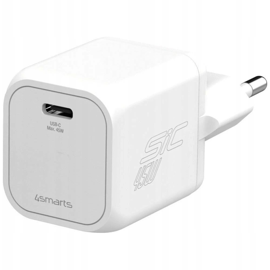 4smarts PDPlug SiC 45W USB-C laadija valge – 5