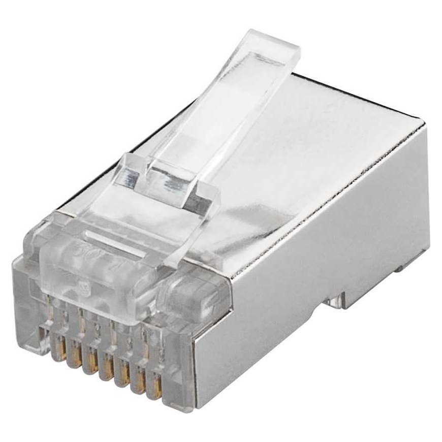 Goobay 93829 RJ45 spraudnis, CAT 6 STP ekrānots