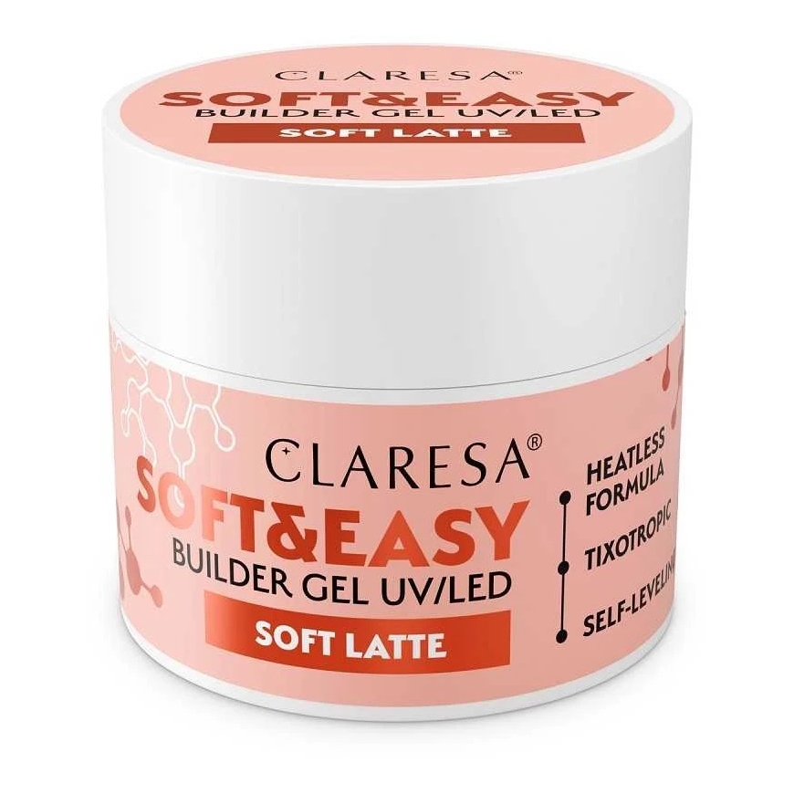 Artrozne Claresa Soft&Easy statybinis gelis „Soft Latte“ 12 g