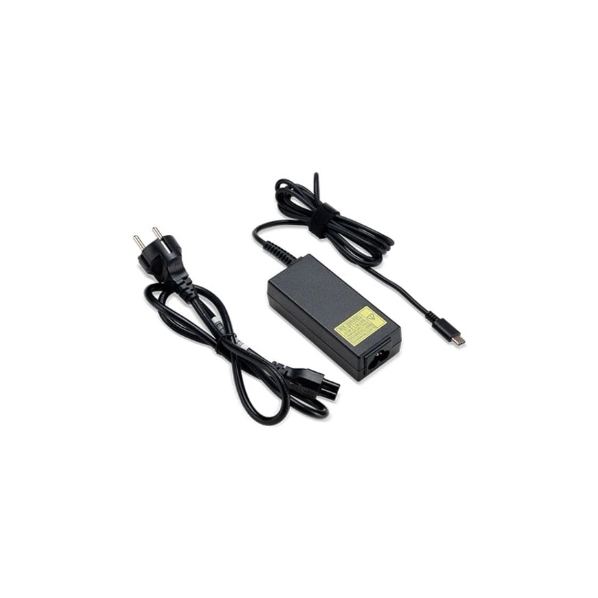 ACER Power Adapter Acer 100W USB TYPE-C ADAPTER, Black, EU POWER CABLE - for devices with Type-C AC adapter