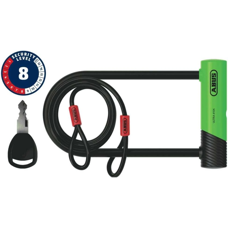 Abus Germany Atslēga Abus Ultra 410K/170HB230 zaļa SH + Cobra 10/120