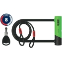 Abus Germany Lukko Abus Ultra 410K/170HB230 vihreä SH + Cobra 10/120
