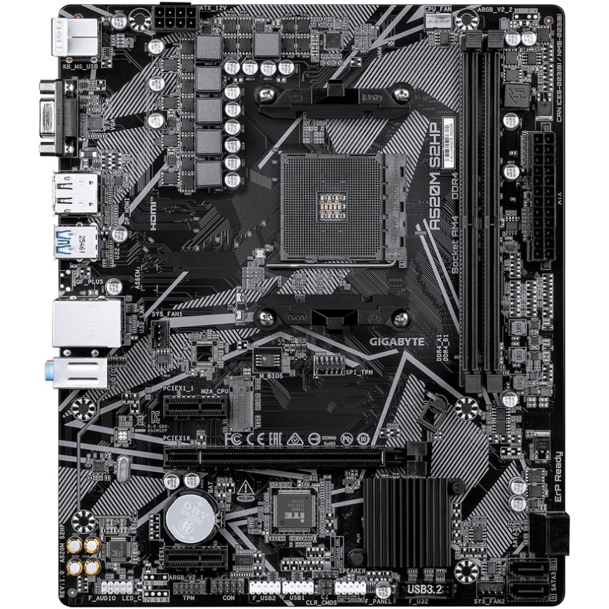 Gigabyte A520M S2HP emolevy