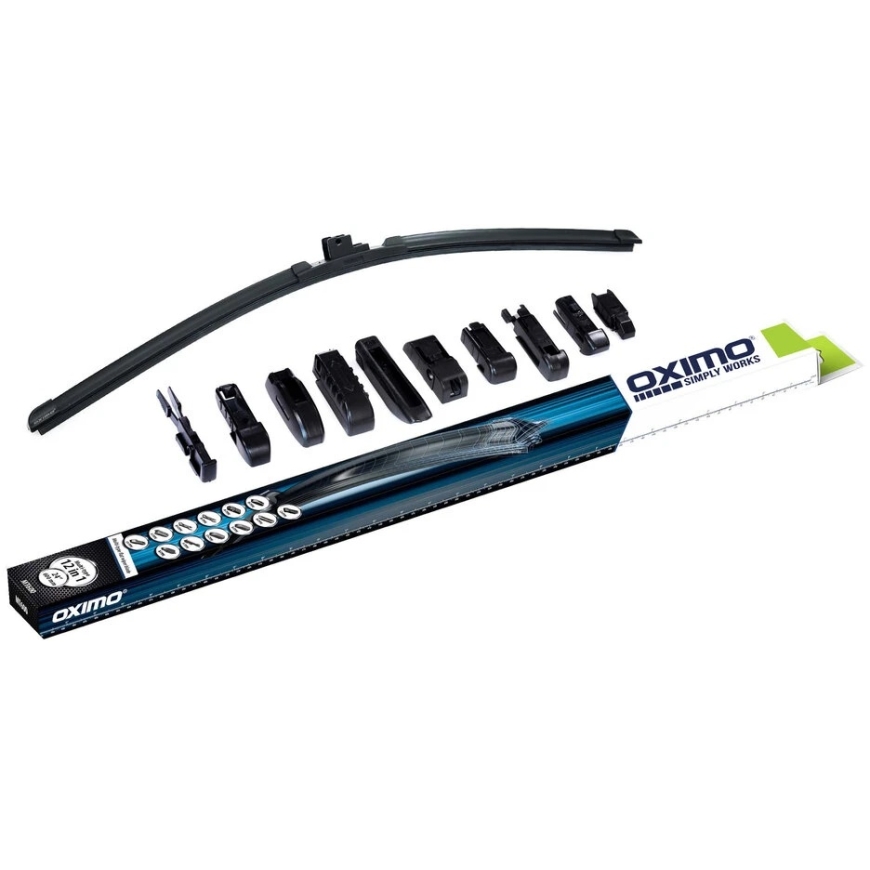 Valeo Pyyhkimen sulat - Oximo 24" MT600 Tuulilasin pyyhin 10 adapterilla - Musta