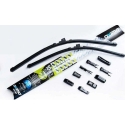Valeo Pyyhkimen sulat - Oximo 24" MT600 Tuulilasin pyyhin 10 adapterilla - Musta Valeo Pyyhkimen sulat - Oximo 24" MT600 Tuulilasin pyyhin 10 adapterilla - Musta
