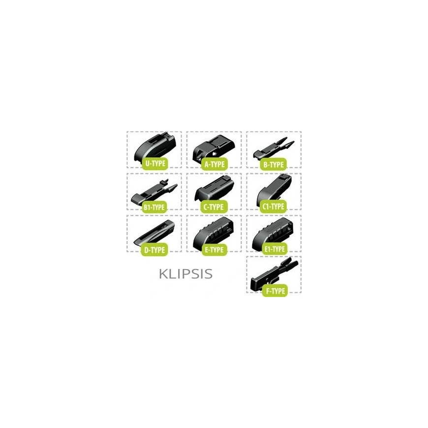 Valeo Wiper Blades - Oximo 24" MT600 Front Windshield Wiper with 10 Adapters - Black – 5