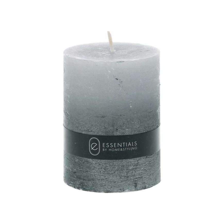 Свеча серого цвета коллекции Home Styling, 8x6x6см