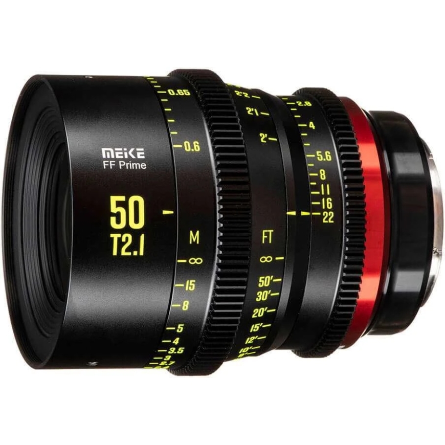 Objektiivi - Meike MK 50mm T2.1 FF Prime Lens, T2.1, 330° Tarkentamiseen Kääntyminen, 82mm Suodatin – 3