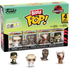 FUNKO Bitty POP! Figure Set: Jurassic Park, ~2.3 cm (4 pcs)