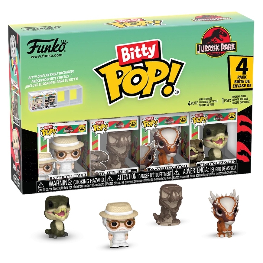 FUNKO Bitty POP! Figure Set: Jurassic Park, ~2.3 cm (4 pcs)
