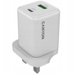 Canyon CU45AC GaN 45W 1xPD 1xQC UK White