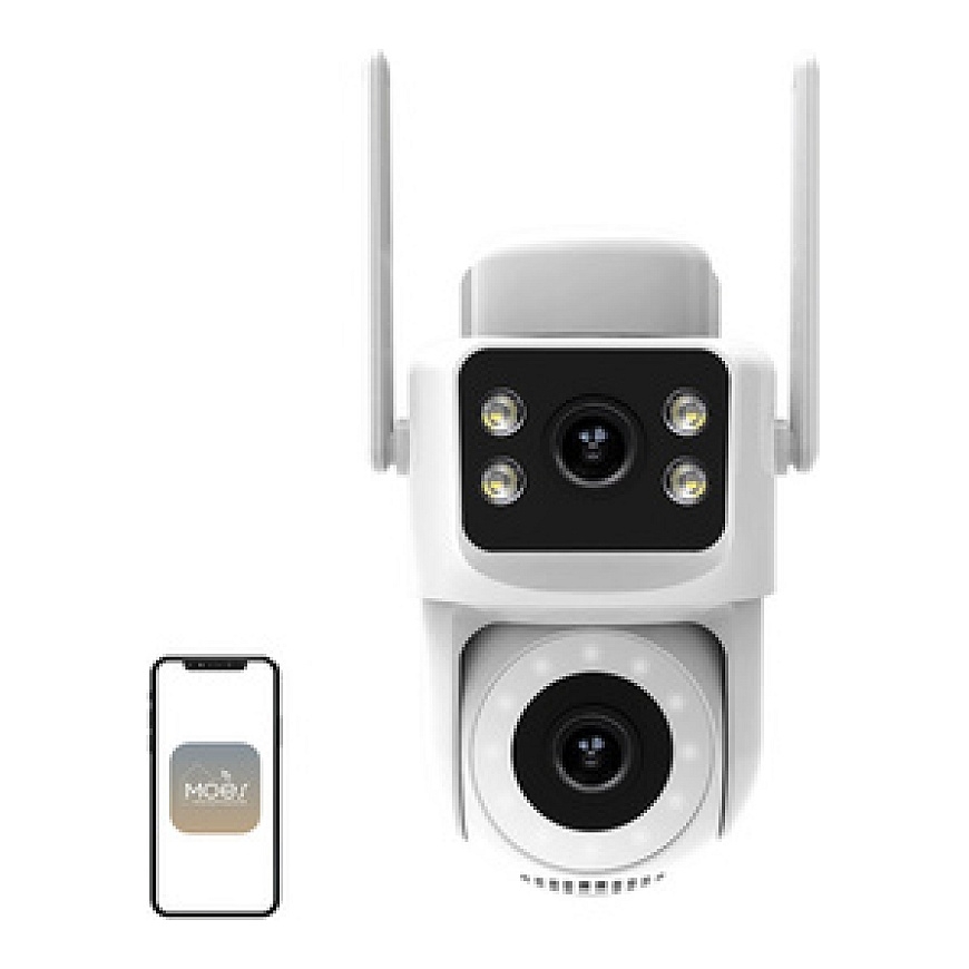 MOES WCM-Q29 8MP Двухобъективная Wi-Fi IP камера – 2
