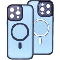 OEM Чехол для Samsung S26 FE / S25 FE Variety Mag Cover совместимый с MagSafe темно-синий