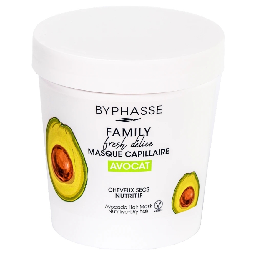 "Byphasse Family Fresh Delice" sausa plaukų kaukė 250ml – 2