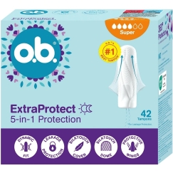 O.B. ExtraProtect Super tamponi, 42 gab.