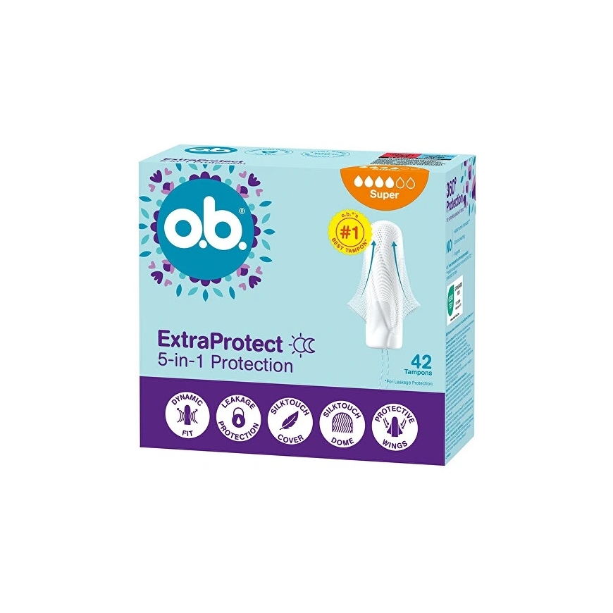 O.B. ExtraProtect Super тампоны, 42 шт. – 2