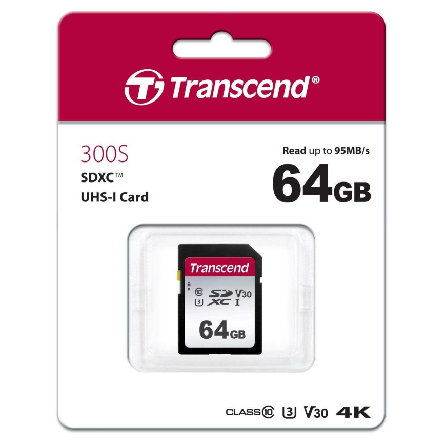 Transcend 300S/64GB SDXC Class 10 – 2