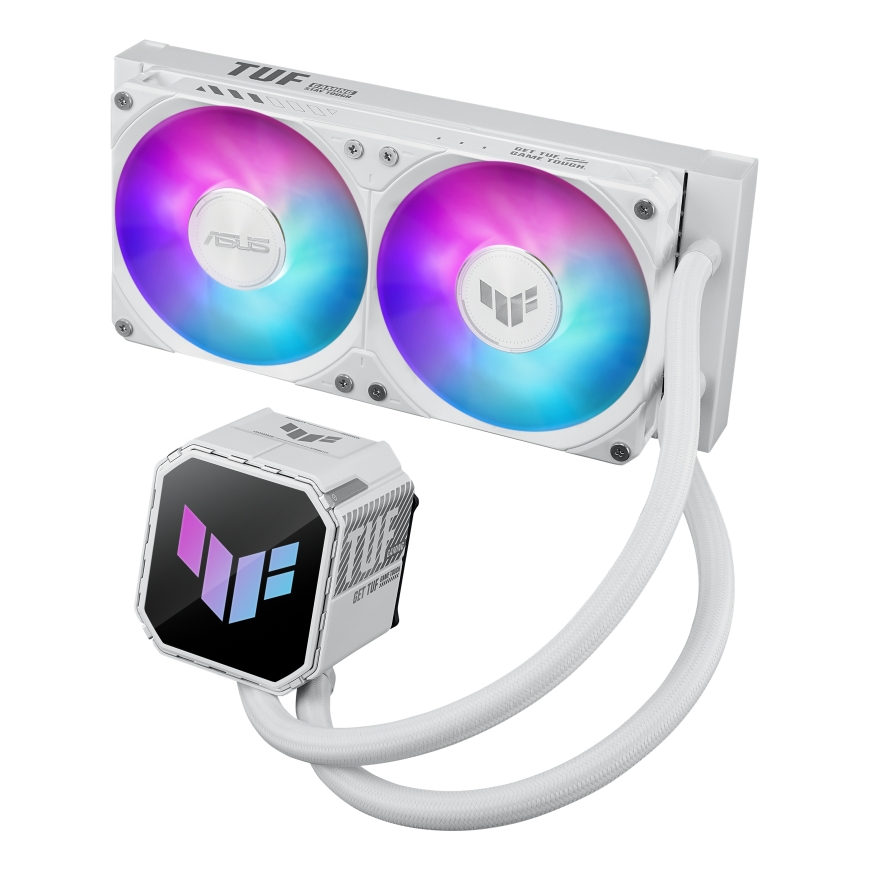 ASUS TUF GAMING LC III 240 ARGB WHT Suoritin All-in-one-nesteenjäähdytin 12 cm Valkoinen – 5
