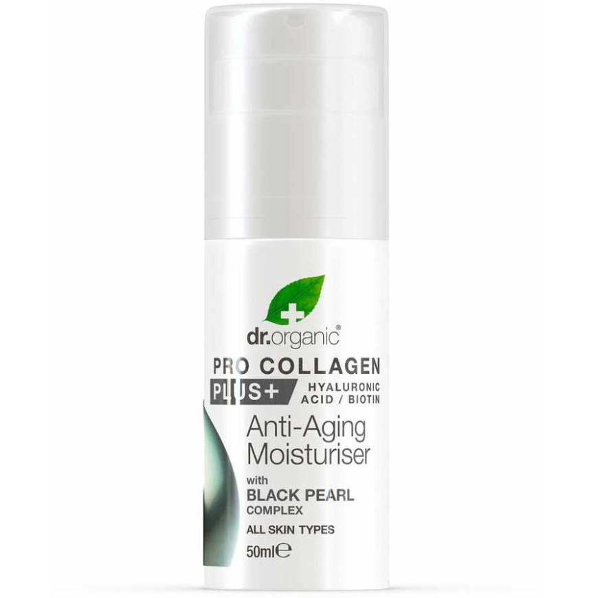 Dr.Organic Dr. organic PRO COLLAGEN+ juodas pearl antiaging cream 50 ml – 5