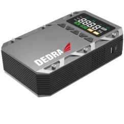 Dedra Powerbank projektors ar dzinēja palaišanas un kompresora funkciju 12000 mAh, 150 psi, LED digitālais ekrāns