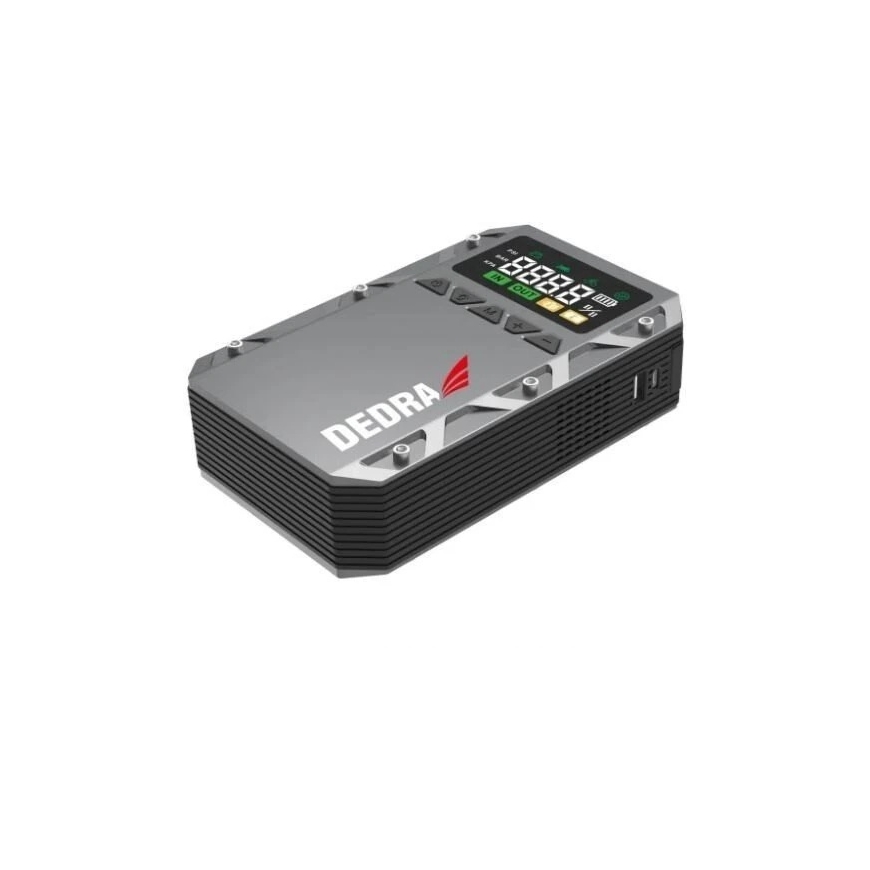 Dedra Powerbank -projektori moottorin käynnistys- ja kompressoriohjain 12000 mAh, 150 psi, LED-näyttö