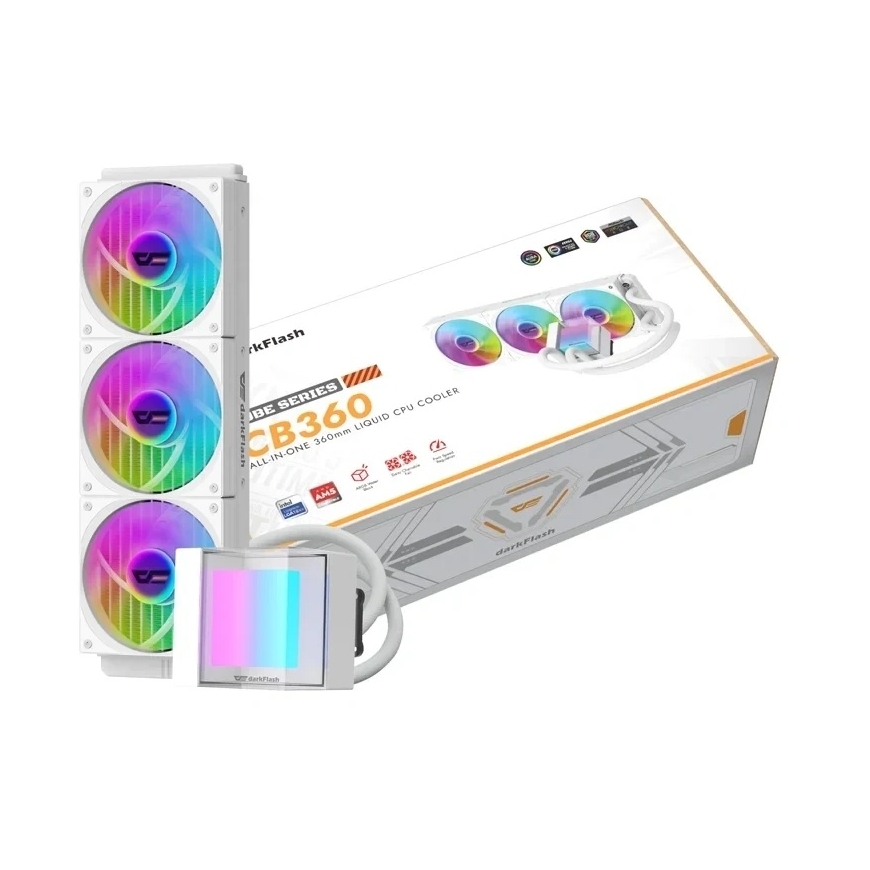 "Darkflash CB360" procesora dzesētājs (balts)